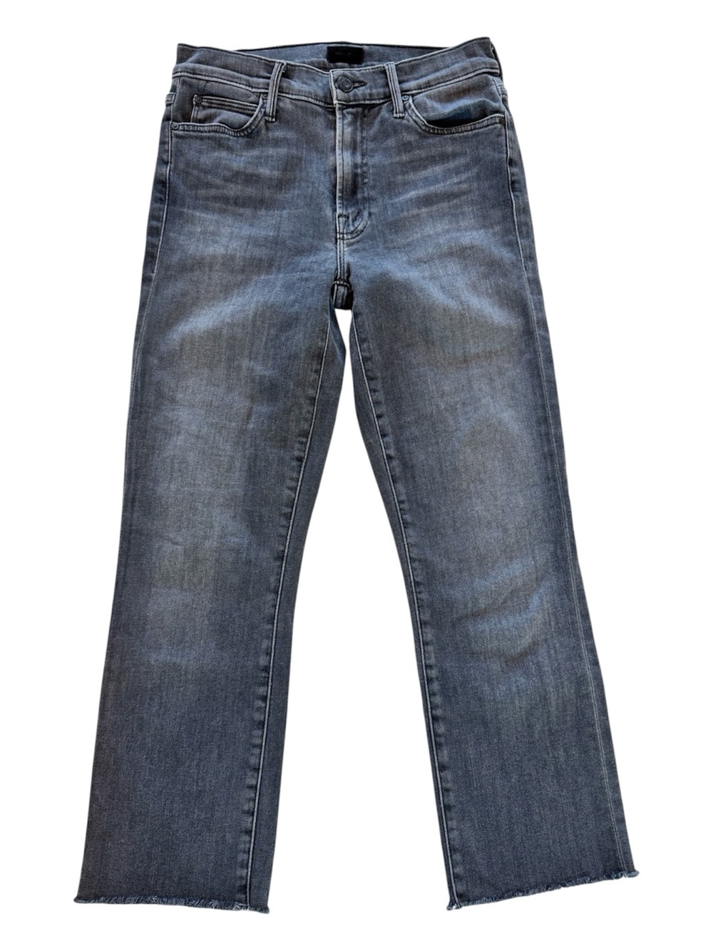 MOTHER The Rascal Jeans Crop/Capri Snippet Women’s 26 Gray Small Town Rumor